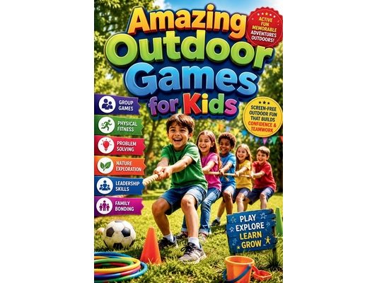 Amazing Outdoor Games for Kids: Exciting Outdoor Activities, Group Games, Backyard Challenges, Nature Exploration, Physical Fitness, Teamwork, Problem
