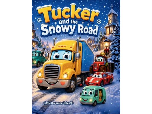 Tucker and the Snowy Road: A Funny and Heartwarming Winter Picture Book About Patience, Safety, Teamwork, and Big Feelings for Kids Ages 4-7