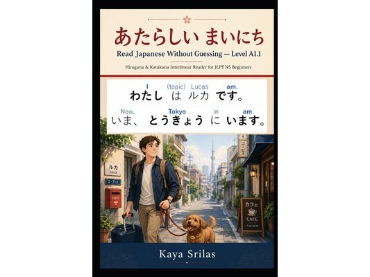 Read Japanese Without Guessing - Level A1.1: あたらしい まいにち - Hiragana & Katakana Interline