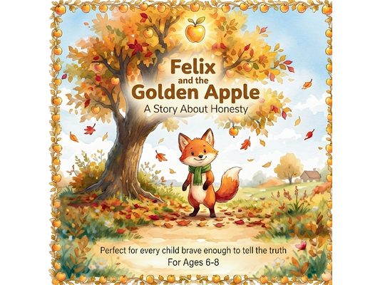 Felix and the Golden Apple: A Story About Honesty, Kindness, and Doing the Right Thing for Kids Ages 6-8 Illustrated Children's Bedtime Story with Lif