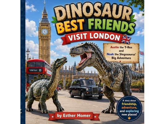 Dinosaur Best Friends Visit London: Austin the T-Rex and Noah the Stegosaurus' Big Adventure