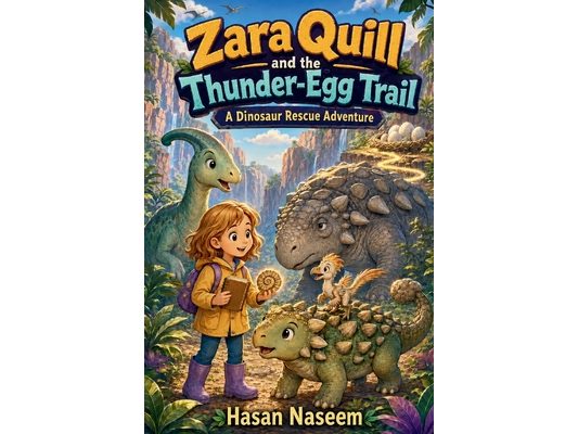 Zara Quill and the Thunder-Egg Trail: A Dinosaur Rescue Adventure About Courage, Curiosity, and Teamwork