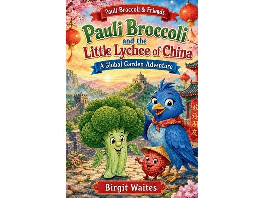 Pauli Broccoli and the Little Lychee of China: A Global Garden Adventure for Kids About Friendship, China, Mandarin Words, Nutrition, and Trying New F