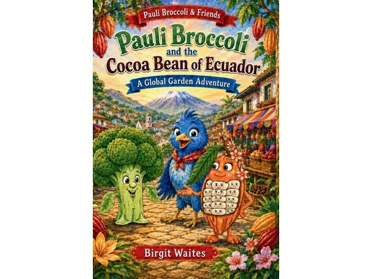 Pauli Broccoli and the Cocoa Bean of Ecuador: A Global Garden Adventure for Kids About Ecuador, Friendship, Spanish Words, Cacao, Chocolate, Culture,