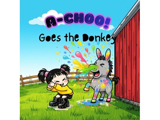 A-CHOO! Goes the Donkey: The Day Luna's Farm Turned Rainbow