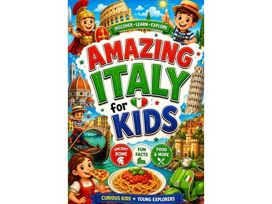 Amazing Italy for Kids: Discover Italy's Geography, History, Culture, Food, Festivals, Ancient Rome, Castles, Art, Architecture, Maps, Landmarks, Trad