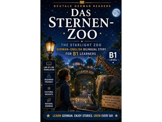 The Star Zoo: German-English Bilingual Story for B1 Learners DeuTale: learn german through stories