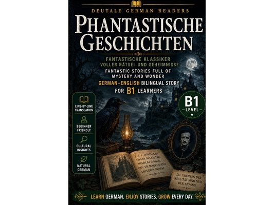 Phantastische Geschichten: German-English Bilingual Fantasy Stories for B1 Learners DeuTale: Learn German Through Stories