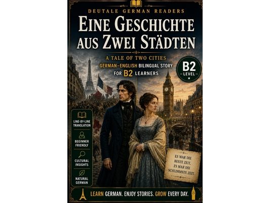 Eine Geschichte aus zwei Städten: German-English Bilingual Historical Story for B2 Learners DeuTale: Learn German Through Stories