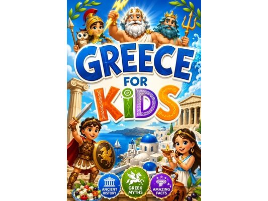 Greece for Kids: Explore Ancient Greece, Greek Gods, Mythology, Geography, History, Culture, Islands, Festivals, Food, Architecture, Landmarks, Tradit