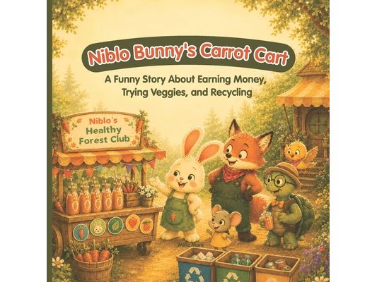 Niblo Bunny's Carrot Cart: A Funny Story About Earning Money, Trying Veggies, and Recycling