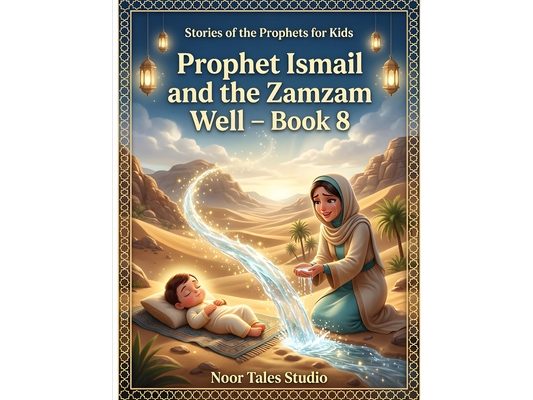 Stories of the Prophets for Kids: Prophet Ismail and the Zamzam Well - Book 8: A Heartwarming Islamic Story About Patience, Trust in Allah, and Divine