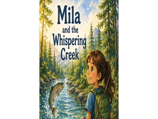 Mila and the Whispering Creek: A Camping and Fishing Adventure