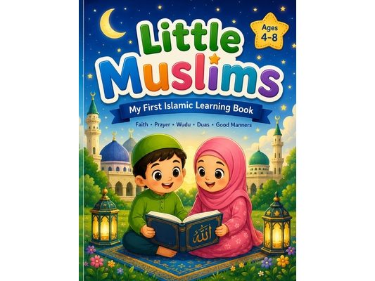 Little Muslims: My First Islamic Learning Book: A Fun Guide to Faith, Prayer, Good Manners, Wudu, Daily Duas, and Islamic Values for Kids