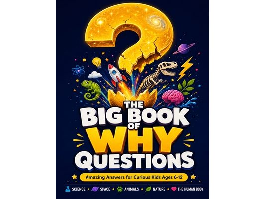 The Big Book of Why Questions: Amazing Answers for Curious Kids Ages 6-12 About Space, Animals, Nature, Science, the Human Body, and History