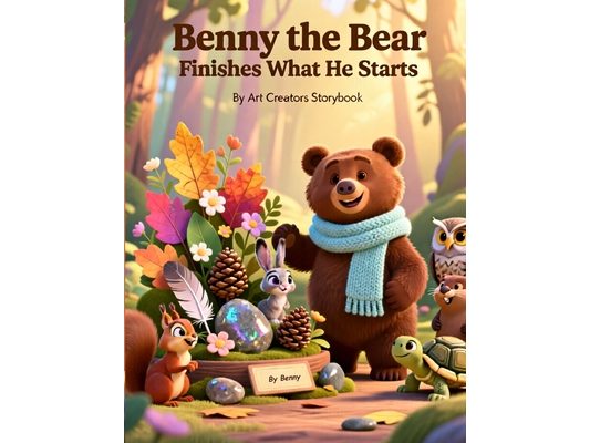 Benny the Bear Finishes What He Starts: A Perseverance-Building Woodland Story About Focus, Responsibility, and Following Through on Goals for Ages 3-