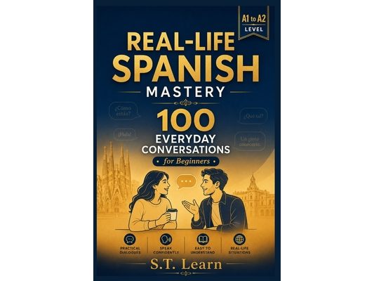Real-Life Spanish Mastery: 100 Everyday Conversations for Beginners: Learn Spanish Naturally with Authentic Dialogues, Translations & Vocabulary (A1 t
