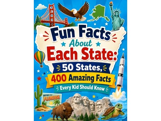 Fun Facts About Each State: 50 States, 400 Amazing Facts Every Kid Should Know