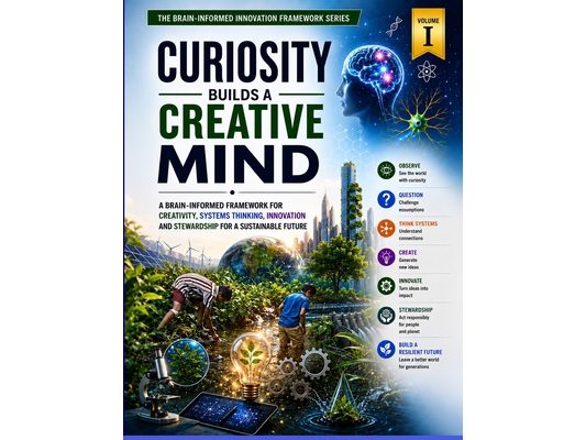 Curiosity Builds a Creative Mind: A Brain-Informed Innovation Framework for Systems Thinking, Climate Resilience and Stewardship for a Sustainable Fut