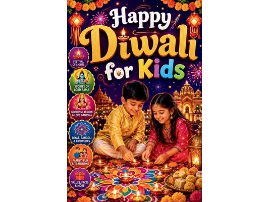 Happy Diwali for Kids: Discover the Festival of Lights, Lord Rama, Goddess Lakshmi, Diyas, Rangoli, Fireworks, Indian Culture, Hindu Traditions, Famil