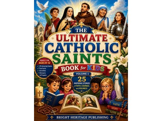 The Ultimate Catholic Saints Book for Kids Volume 1: 25 Inspiring Stories of Faith, Courage, and Holiness