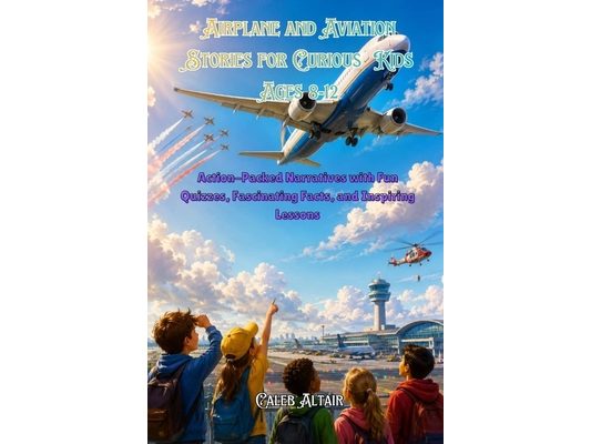 Airplane and Aviation Stories for Curious Kids Ages 8-12: Action-Packed Narratives with Fun Quizzes, Fascinating Facts, and Inspiring Lessons