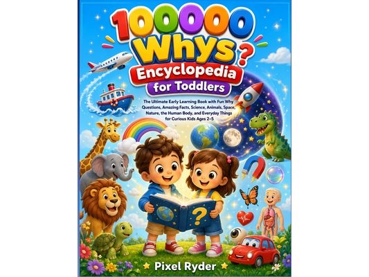 100000 whys Encyclopedia for Toddlers: The Ultimate Early Learning Book with Fun Why Questions, Amazing Facts, Science, Animals, Space, Nature, the Hu
