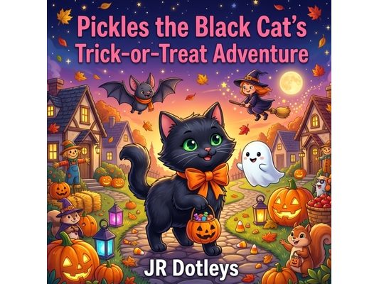 Pickles the Black Cat's Trick-or-Treat Adventure: A Whimsical Journey Full of Treats, Kindness, and Surprises