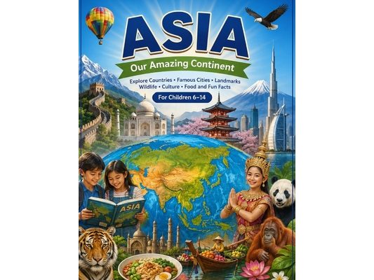 ASIA, Our Amazing continent: Explore countries, Famous Cities, Landmarks, Wildlife, Tradition, Food and Fun Facts