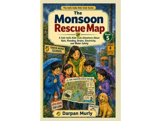The Monsoon Rescue Map: A Safe India Kids Club Adventure About Rain, Floods, Drains, Electricity and Smart Monsoon Choices