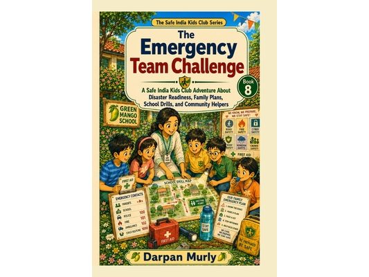 The Emergency Team Challenge: A Safe India Kids Club Adventure About Disaster Readiness, Family Plans, School Drills and Community Helpers