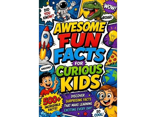 The Fact-tastic Book: 2,000 Amazing Facts for Curious Kids: The ultimate fact book for kids who love to ask Why?, How?, and Did you know?
