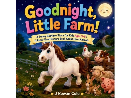 Goodnight, Little Farm: A Funny Bedtime Story for Kids Ages 3-8 A Read-Aloud Picture Book About Farm Animals