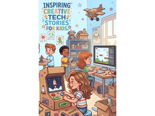 Inspiring Creative Tech Stories For Kids: 10 Motivational Short Stories for Kids Ages 6-10 Who Love Technology, Coding, Robotics & Video Games-Buildin