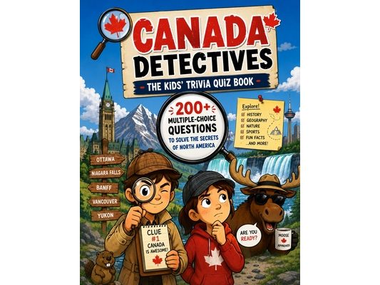 Canada Detectives - The Kids' Trivia Quiz Book: 200+ Multiple-Choice Questions to Solve the Secrets of North America - For Ages 8-12