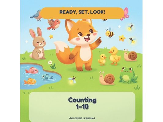 Ready, Set, Look! Counting 1-10: A Peek-and-Guess Counting Book for Toddlers with Sunny the Fox