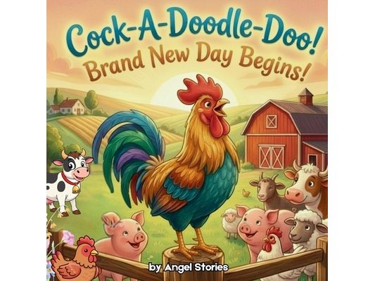Cock-a-Doodle-Doo! A Brand New Day Begins!: A Fun Farm Animal Picture Book in Rhyme to Celebrate Morning, Friendship, and Kindness for Toddlers and Pr