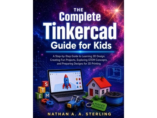 The Complete Tinkercad Guide for Kids: A Step-by-Step Guide to Learning 3D Design, Creating Fun Projects, Exploring STEM Concepts, and Preparing Desig