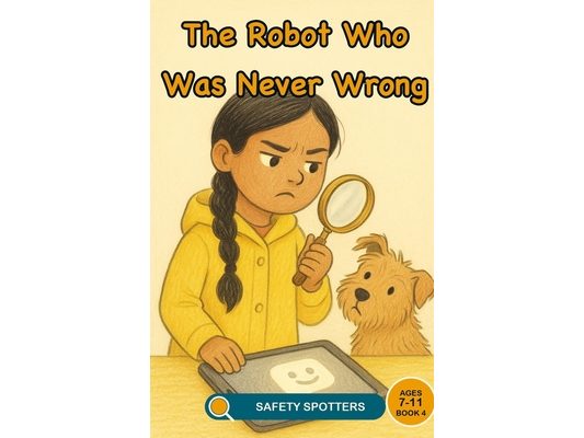 The Robot Who Was Never Wrong: An AI Safety Story for Children About Confident Chatbots and Fact-Checking (Ages 7 to 11)