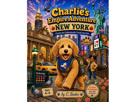 Charlie's Empire Adventure - New York: Charlie the Goldendoodle Travels the USA