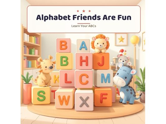 Alphabet Friends Are Fun: Learn Your ABCs