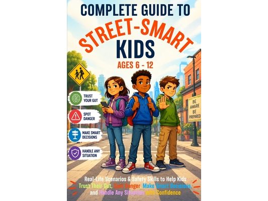 The Complete Guide to Street-Smart Kids (Ages 6-12): Real-Life Scenarios & Safety Skills to Help Kids Trust Their Gut, Spot Danger, Make Smart Decisio