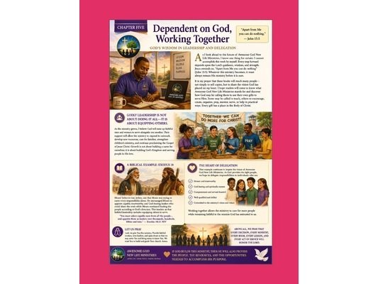 Depending on God and Working Together