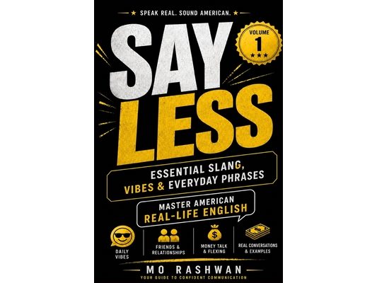 English Slang: Master American Real-Life English - Volume 1: Say Less: The Everyday American Slang Guide for Friends, Vibes, Money & Real Conversation