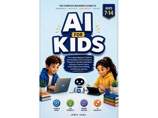 AI for Kids Ages 7-14: A Fun and Easy Guide to Understanding Artificial Intelligence, Writing Great Prompts, and Using Ai Safely