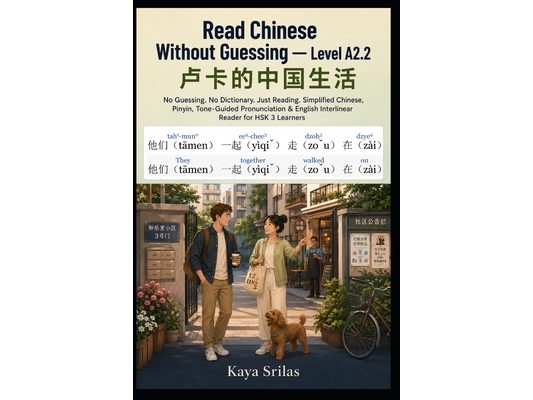 Read Chinese Without Guessing - Level A2.2: 卢卡的中国生活 - No Guessing. No Dictionary. Just Reading. Simpl