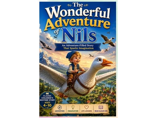 The Wonderful Adventure of Nils: An Adventure-Filled Story That Sparks Imagination: Classic Children's Bedtime Story for Ages 4-10 - Adventure, Imagin