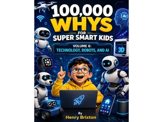 100,000 Whys for Super Smart Kids: Volume 6: Technology, Robots, and AI