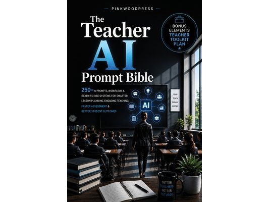 The Teacher AI Prompt Bible: 250+ AI Prompts, Workflows & Ready-to-Use Systems for Smarter Lesson Planning, Engaging Teaching, Faster Assessment & Bet