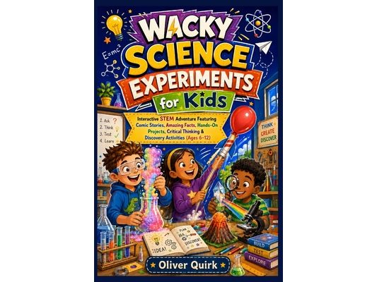 Wacky Science Experiments for Kids: Interactive STEM Adventure Featuring Comic Stories, Amazing Facts, Hands-On Projects, Critical Thinking & Discover
